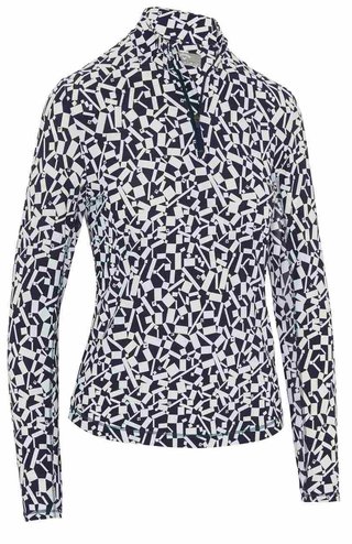 Callaway Two Tone Geo felpa da donna, peacoat