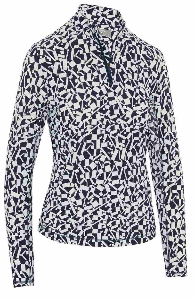 Callaway Two Tone Geo felpa da donna, peacoat