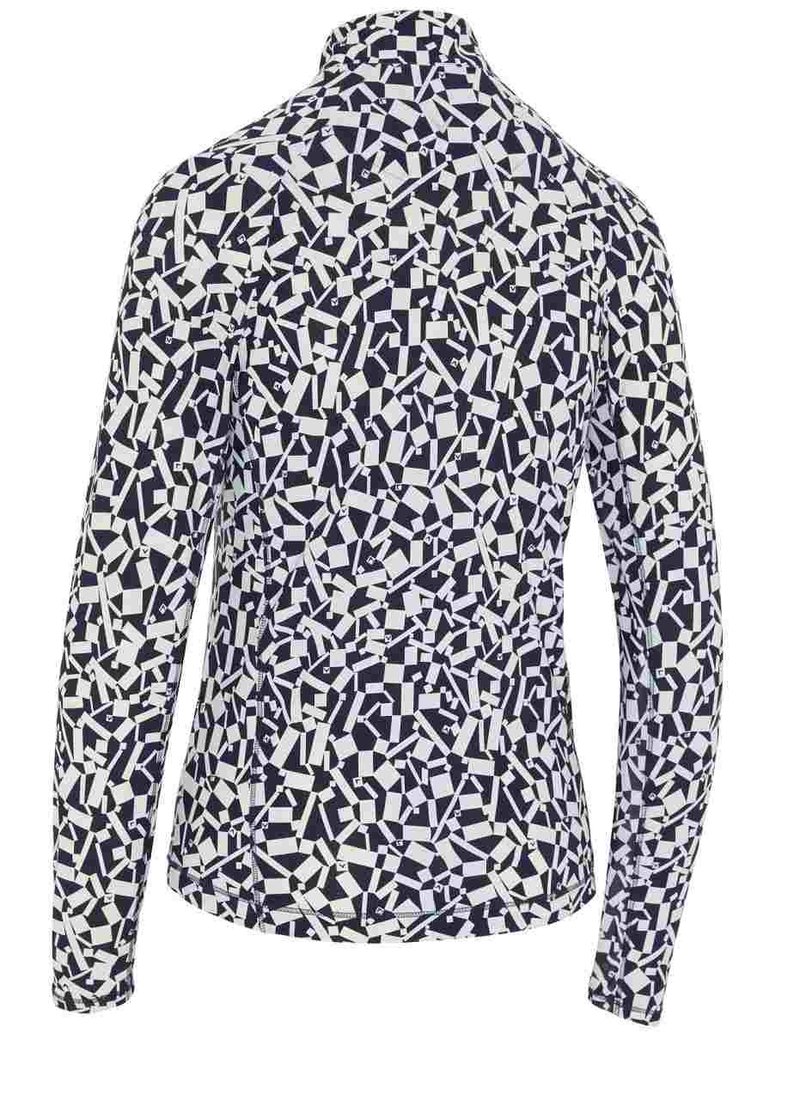 Callaway Two Tone Geo felpa da donna, peacoat