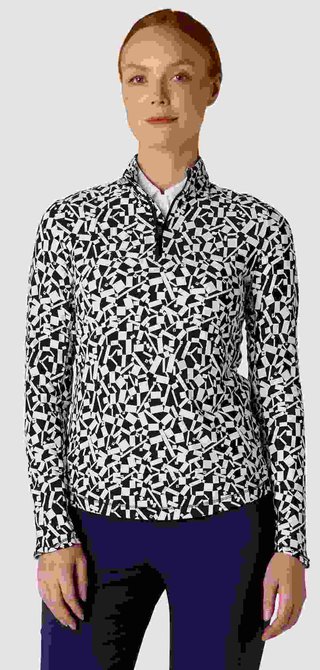 Callaway Two Tone Geo felpa da donna, peacoat