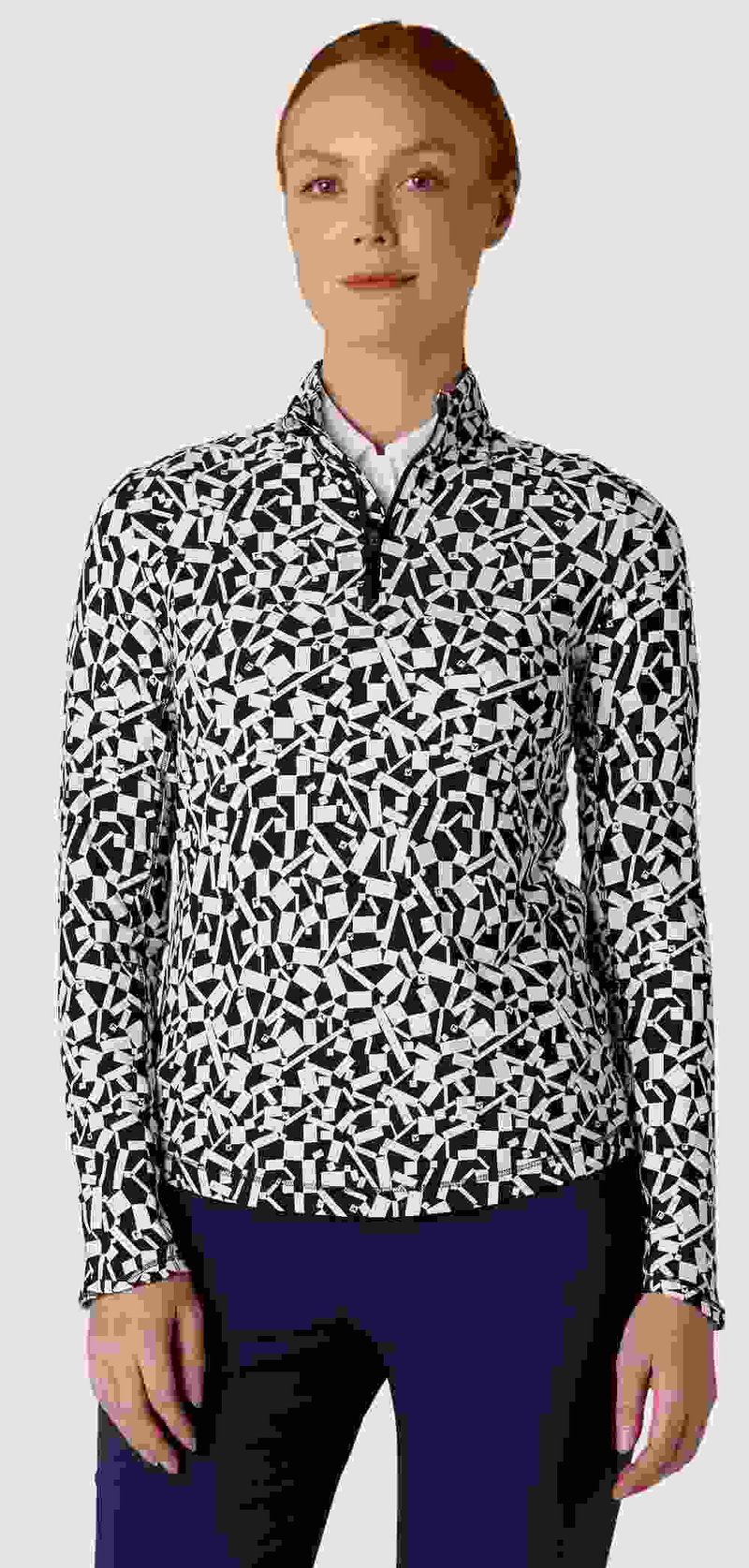 Callaway Two Tone Geo felpa da donna, peacoat