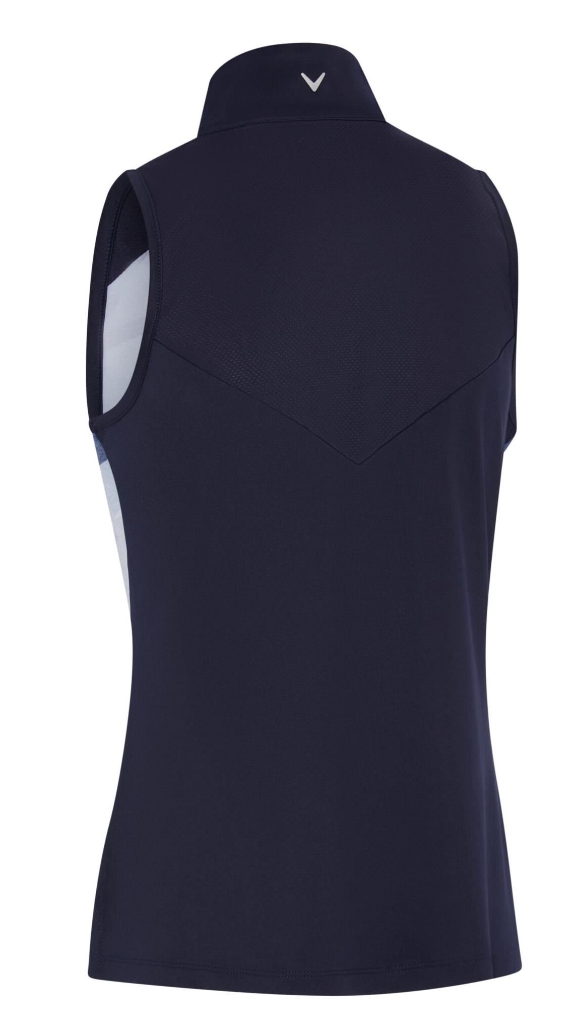 Callaway Gradient Wave Sleeveless polo da donna, peacoat