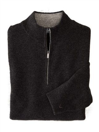 Callaway Premium Cashmere maglione da uomo, flannel heather