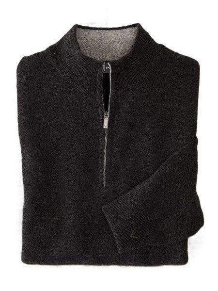 Callaway Premium Cashmere maglione da uomo, flannel heather