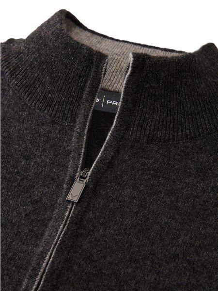 Callaway Premium Cashmere maglione da uomo, flannel heather