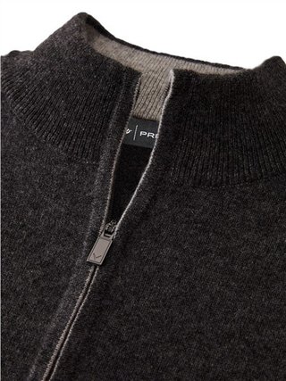 Callaway Premium Cashmere maglione da uomo, flannel heather