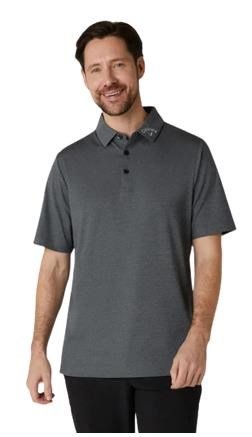 Callaway Premium Jacquard polo da uomo, caviar