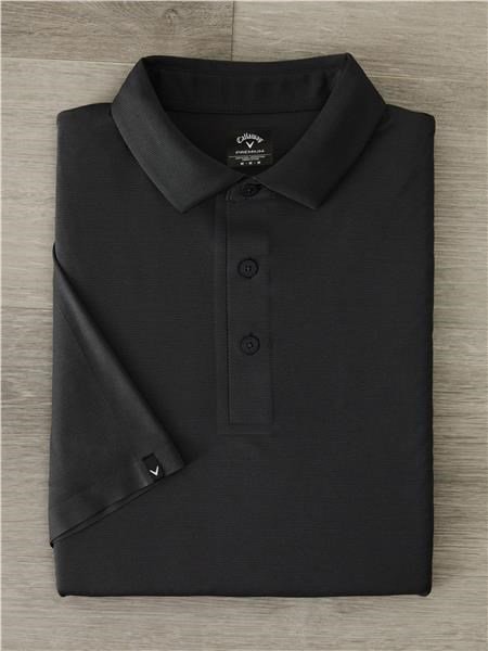 Callaway Premium Jacquard polo da uomo, caviar