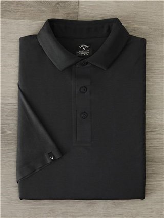 Callaway Premium Jacquard polo da uomo, caviar