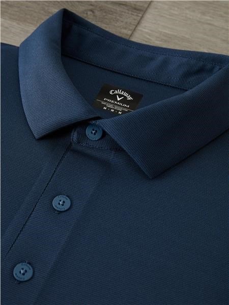 Callaway Premium Jacquard polo da uomo, peacoat