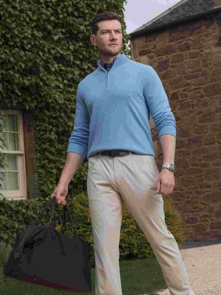 Callaway Premium Tapered pantaloni da uomo, silver lining