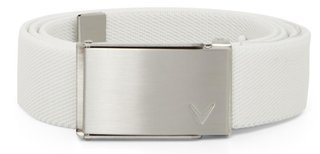 Callaway Cut To Fit Solid Webbed cintura, bianca
