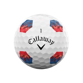 Callaway Chrome Tour TruTrack palline da golf, blu/rosse