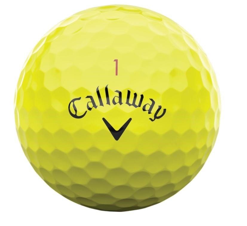 Callaway Chrome Tour 24 palline da golf, gialle