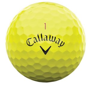 Callaway Chrome Tour 24 palline da golf, gialle