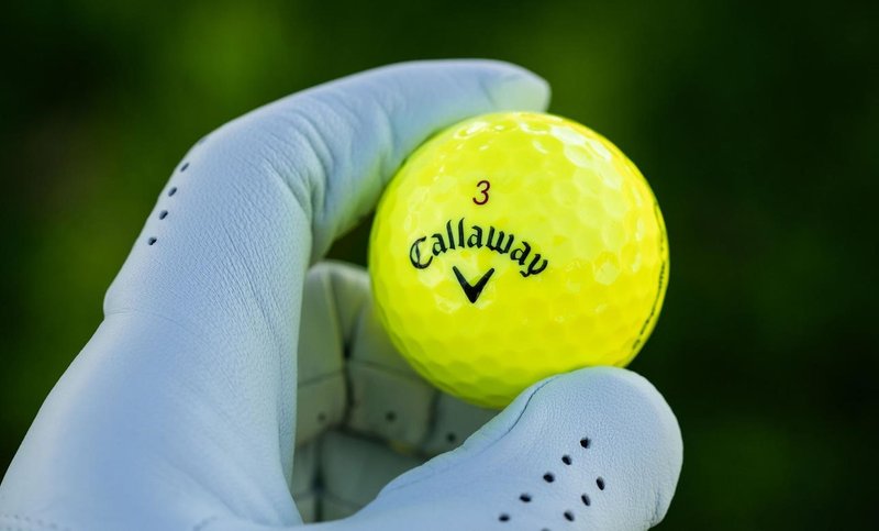 Callaway Chrome Tour 24 palline da golf, gialle