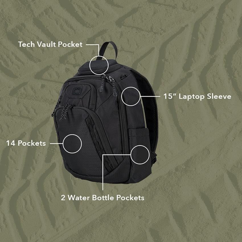 Ogio Renegade Rustler Backpack 15L borsa, mineral blue
