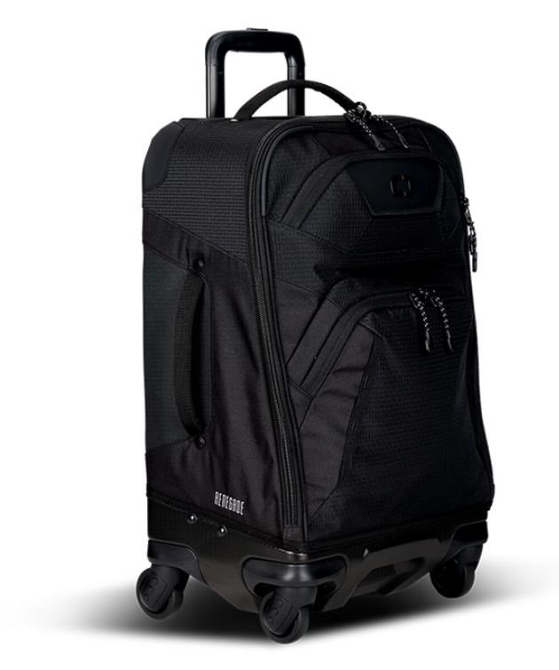 Ogio Renegade 22" 4-Wheel Travel Bag 33L borsa da golf, nero