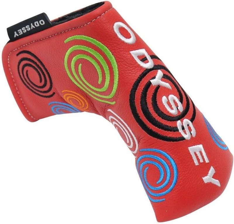 Odyssey Tour Swirl Putter Headcover, rosso, BLADE