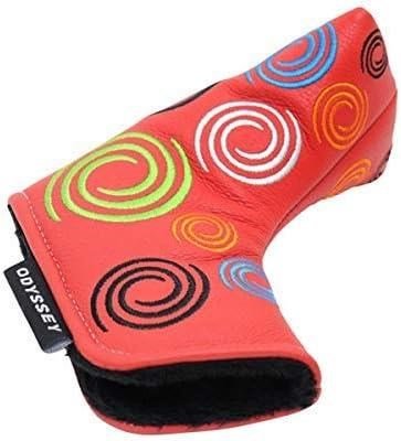 Odyssey Tour Swirl Putter Headcover, rosso, BLADE