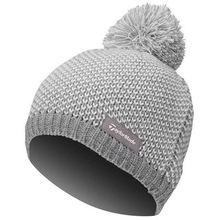 TaylorMade Beanie berretto invernale da donna, silver/ivory