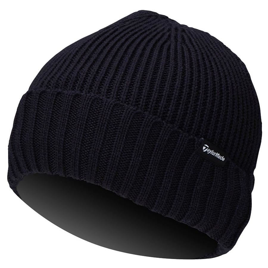 TaylorMade Ribbed Knit berretto da uomo, blu navy
