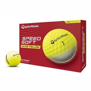 TaylorMade SpeedSoft palline da golf, gialle