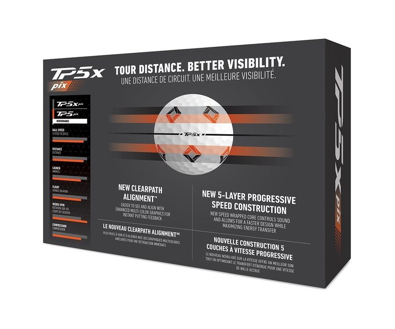 TaylorMade TP5x 24 pix 3.0 palline da golf