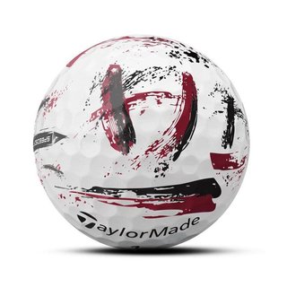 TaylorMade SpeedSoft Ink palline da golf (12 palline), rosse