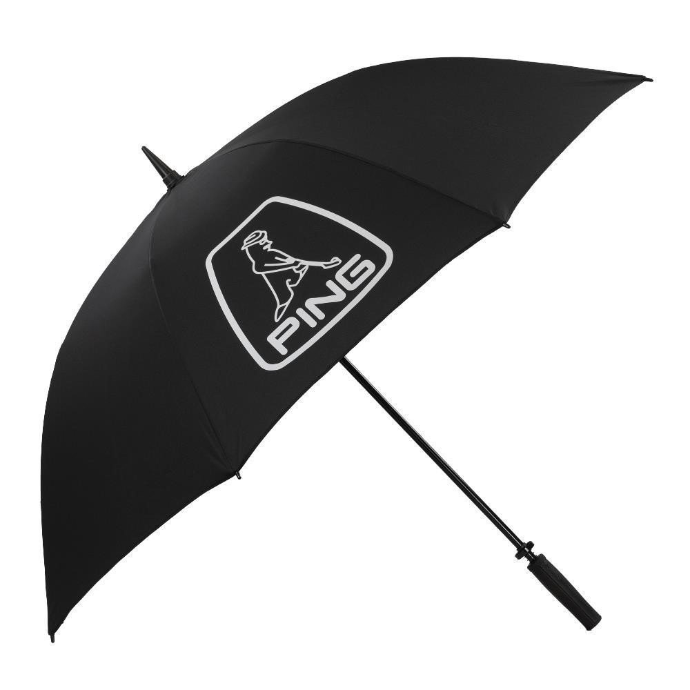 PING Golf Ping Single Canopy Mr. Ping ombrello da golf 62", nero