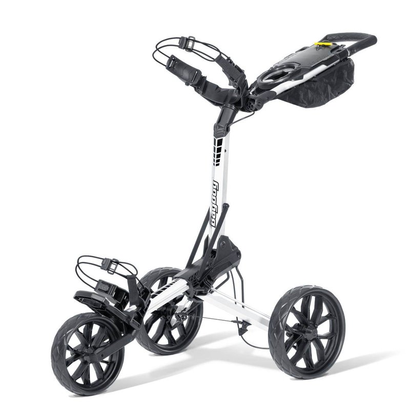 Bag Boy Slimfold Compact carrello manuale, bianco/nero