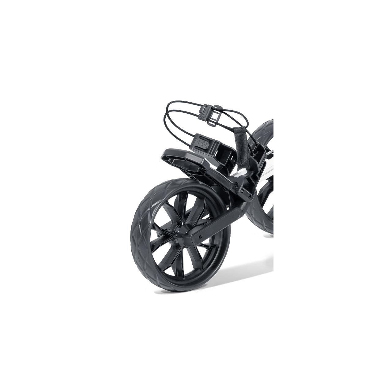 Bag Boy Slimfold Compact carrello manuale, bianco/nero