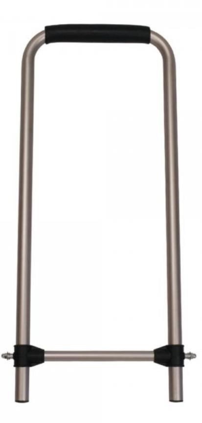 Bag Boy Rental Dual Tube carrello manuale, argento alluminio