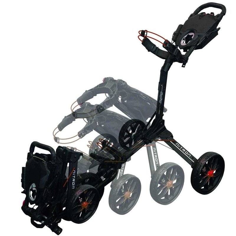 Bag Boy Nitron Auto-Open carrello manuale, grafite/carbone