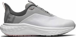 FootJoy Quantum donna scarpe da golf, bianco/grigio/rosa