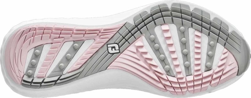 FootJoy Quantum donna scarpe da golf, bianco/grigio/rosa