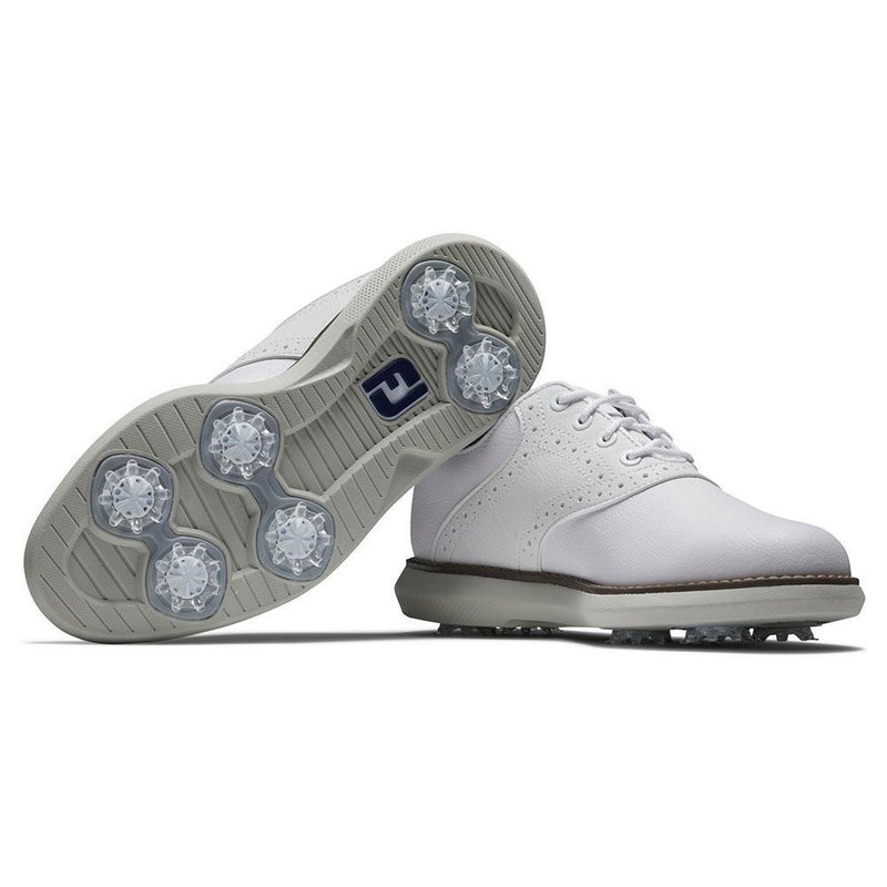 FootJoy FootJoy Traditions junior golf shoes, bianche