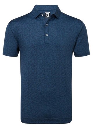 FootJoy Painted Floral Lisle polo uomo, navy