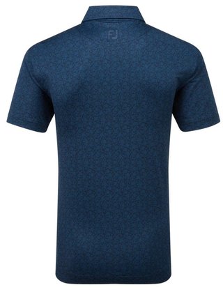 FootJoy Painted Floral Lisle polo uomo, navy