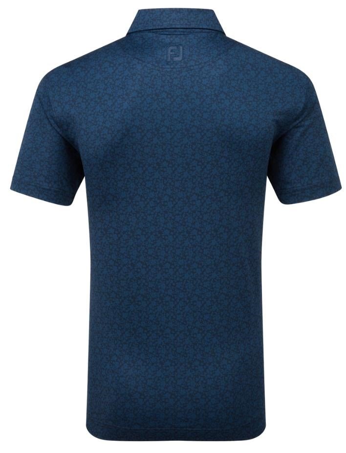 FootJoy Painted Floral Lisle polo uomo, navy