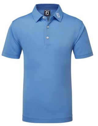 FootJoy Stretch Pique Solid polo junior, blu