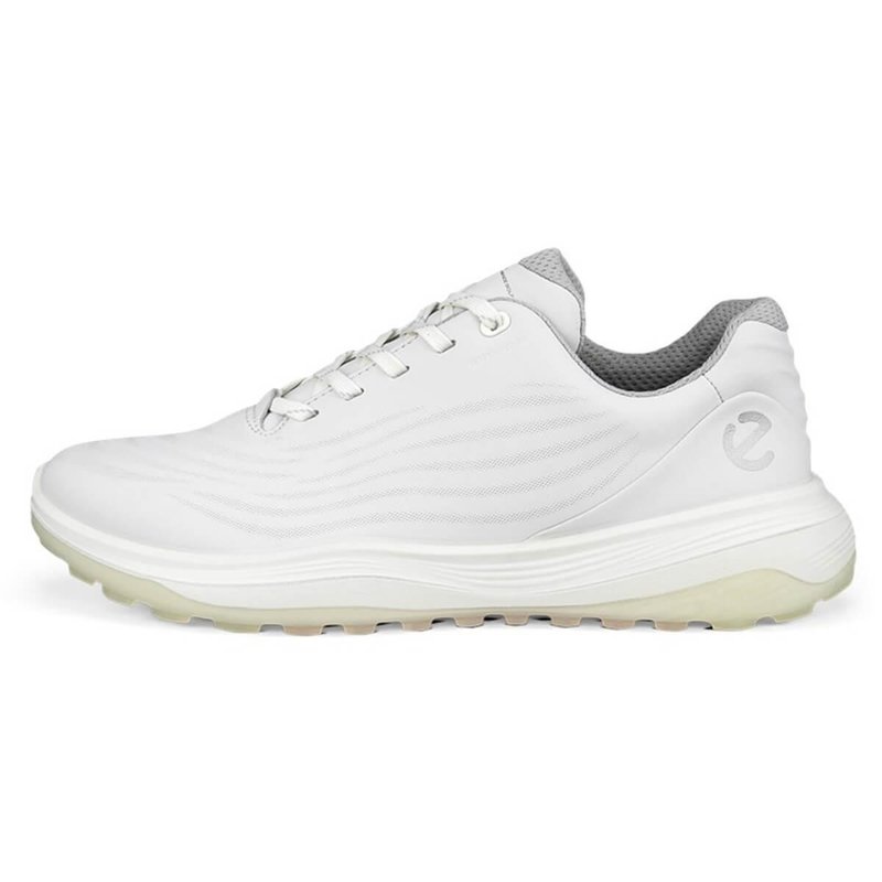 Ecco Ecco Lt1 da donna scarpe da golf impermeabili, bianche