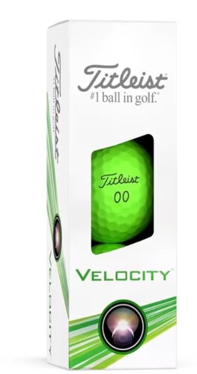 Titleist Velocity palline da golf 2024, verdi