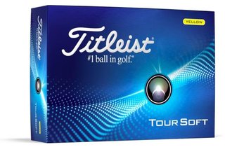 Titleist Tour Soft palline da golf 2024, gialle