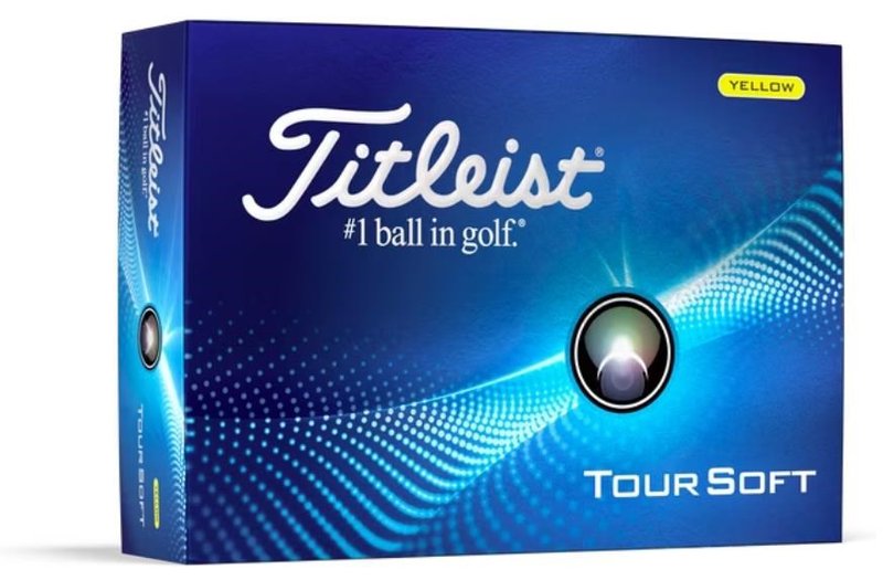 Titleist Tour Soft palline da golf 2024, gialle