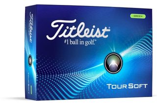 Titleist Tour Soft palline da golf 2024, verdi