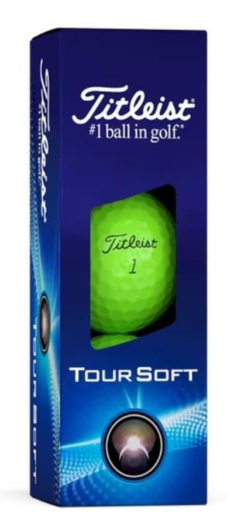 Titleist Tour Soft palline da golf 2024, verdi