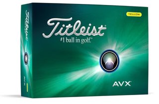 Titleist AVX palline da golf 2024 (12 palline), gialle