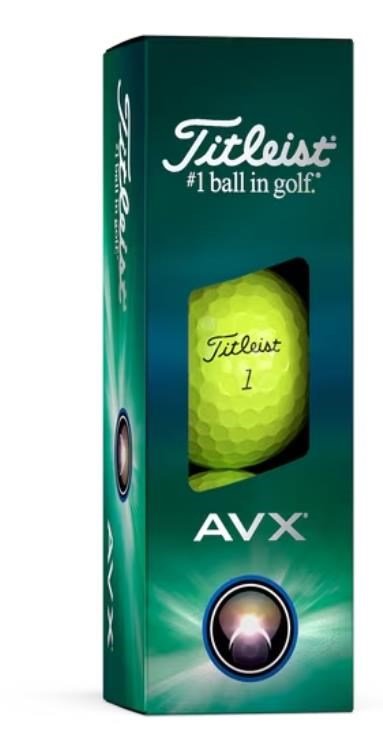 Titleist AVX palline da golf 2024 (12 palline), gialle