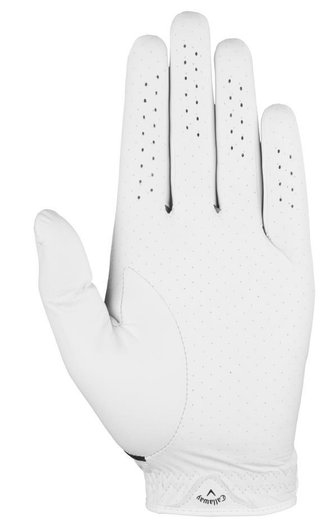 Callaway Fusion guanto da golf uomo, bianco